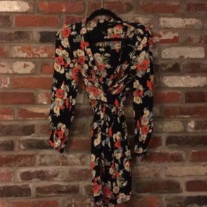 ASOS floral wrap dress size 6